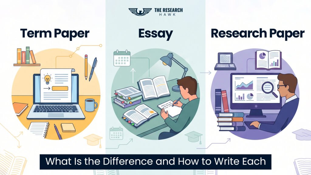 Term Paper vs Essay vs Research Paper — What Is the Difference and How to Write Each